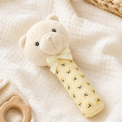 Smiley Bear - Soft Plush Rattle Toy for Kids | Premium High Quality