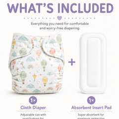 Adjustable Reusable Diaper Pant -Lighthouse
