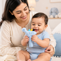 L'il Dino - Soft Plush Rattle Toy for Kids | Premium High Quality