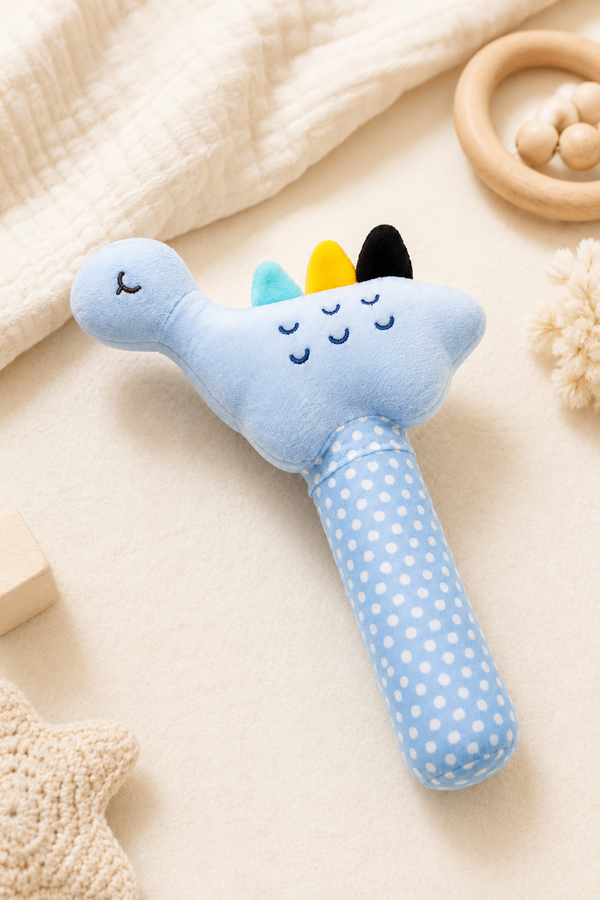 L'il Dino - Soft Plush Rattle Toy for Kids | Premium High Quality