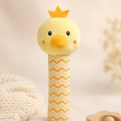 Hey Chicken - Soft Plush Rattle Toy for Kids | Premium High Quality