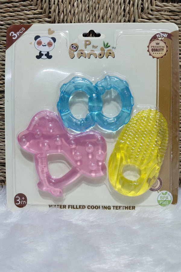 Teethers for 6 to 12 Months BPA Free. Cooling Water Filled Baby Teether, Soft Teething Toy for Babies with Carry Case, Soothes Gums and Easy to Grip. 100% BPA, PVC Free.