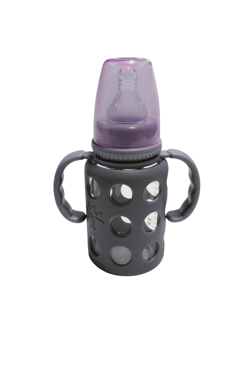 Kradyl Kroft Natural Response Plastic Baby Bottle with handle - 120 Ml |Baby Milk Bottle |BPA Free for Babies with 3M+ Teat