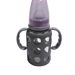 Kradyl Kroft Natural Response Plastic Baby Bottle with handle - 120 Ml |Baby Milk Bottle |BPA Free for Babies with 3M+ Teat