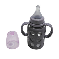 Kradyl Kroft Natural Response Plastic Baby Bottle with handle - 120 Ml |Baby Milk Bottle |BPA Free for Babies with 3M+ Teat