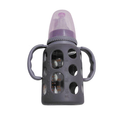 Kradyl Kroft Natural Response Plastic Baby Bottle with handle - 120 Ml |Baby Milk Bottle |BPA Free for Babies with 3M+ Teat