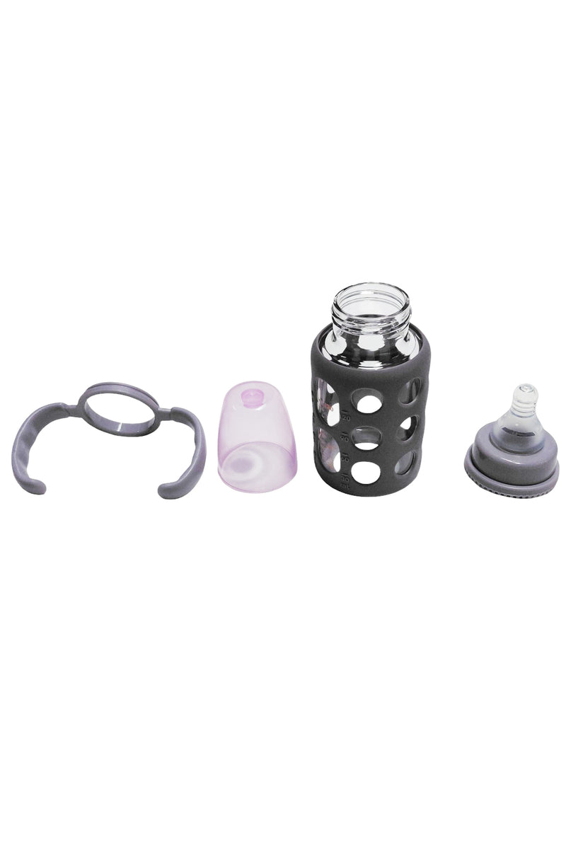 Kradyl Kroft Natural Response Plastic Baby Bottle with handle - 120 Ml |Baby Milk Bottle |BPA Free for Babies with 3M+ Teat