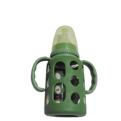 Kradyl Kroft Natural Response Plastic Baby Bottle with handle - 120 Ml |Baby Milk Bottle |BPA Free for Babies with 3M+ Teat