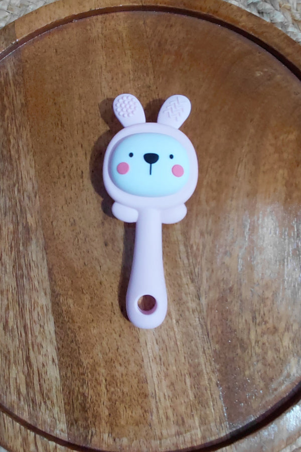 Kradyl Kroft Teether for Baby | Musical Rattle Teethers for 3 to 24 Months | Silicone Rattle Teether | BPA-Free for Easy Teething | Jhunjuna, Baby Feeding Toys