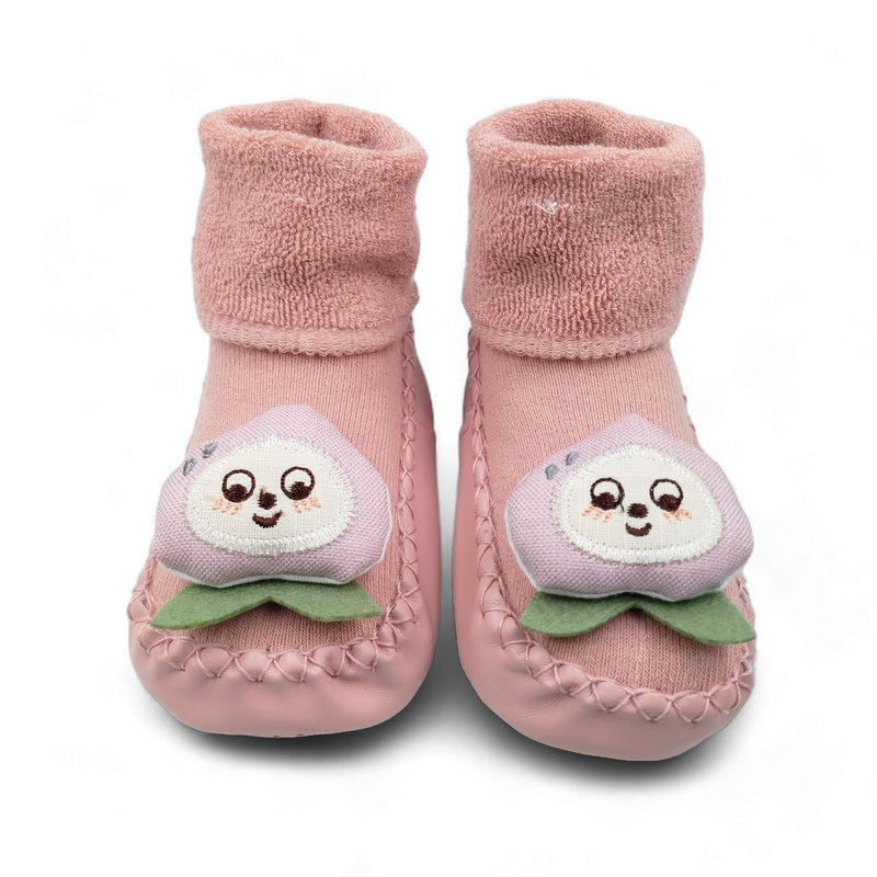 Pink Carrot- Baby Sock Shoes for Infants Babies - 6 to 18 Months