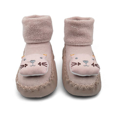 Pink Tiger- Baby Sock Shoes for Infants Babies - 6 to 18 Months