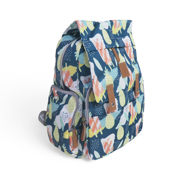 Water Proof Printed Diaper Bag Large Blue Merry