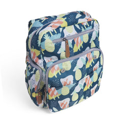 Water Proof Printed Diaper Bag Large Blue Merry