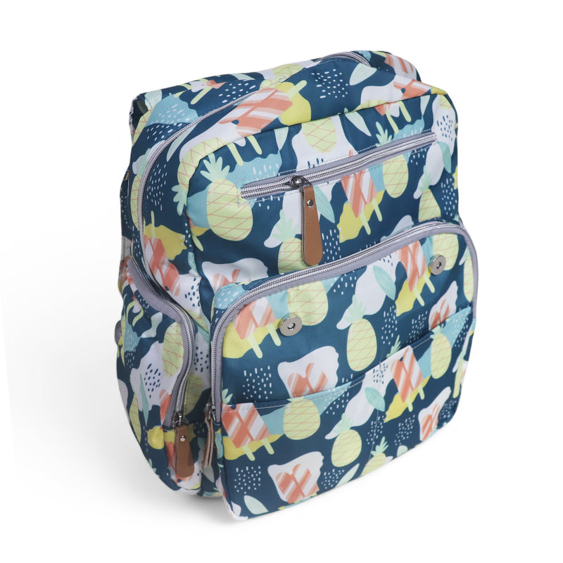 Water Proof Printed Diaper Bag Large Blue Merry