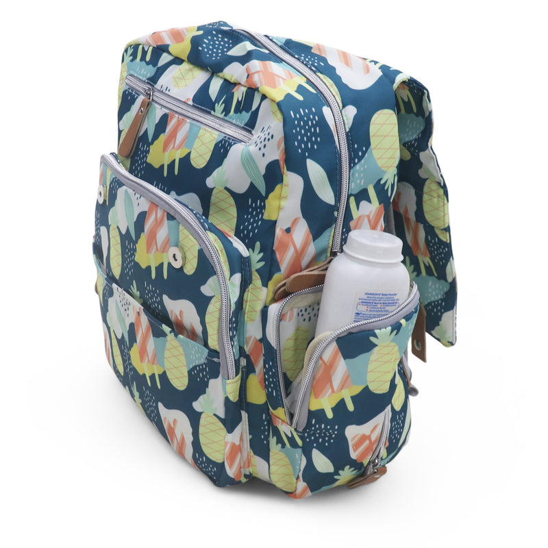 Water Proof Printed Diaper Bag Large Blue Merry