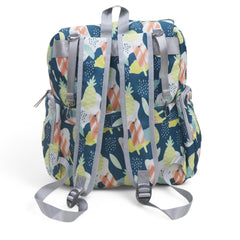 Water Proof Printed Diaper Bag Large Blue Merry