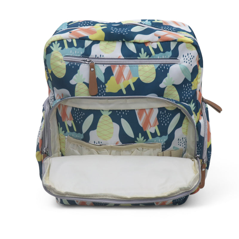 Water Proof Printed Diaper Bag Large Blue Merry