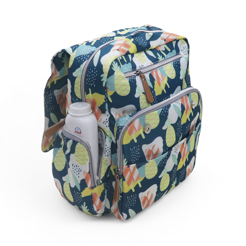 Water Proof Printed Diaper Bag Large Blue Merry
