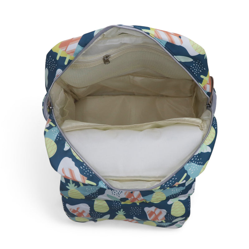 Water Proof Printed Diaper Bag Large Blue Merry