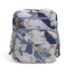 Water Proof Printed Diaper Bag Large Grey Tone
