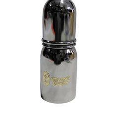 Kradyl Kroft Baby Steel Feeding Bottle 150ml | Baby Milk Bottle with Advanced Anti Colic Valve, BPA Free, Soft Silicone Teat, Wide Neck for Babies/Infants/Newborns of 0-2 Years