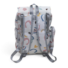 Water Proof Printed Diaper Bag Large Ivory Magic