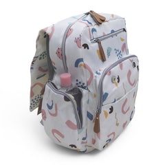 Water Proof Printed Diaper Bag Large Ivory Magic