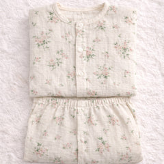 Cute Garden| Premium Crinkled Double Layered Soft Unisex Muslin Set for New Born to 6 Years