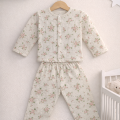 Cute Garden| Premium Crinkled Double Layered Soft Unisex Muslin Set for New Born to 6 Years