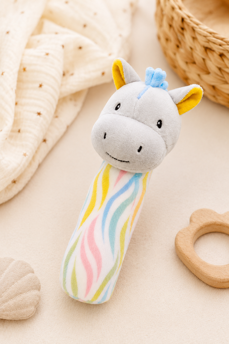 Unicorn - Soft Plush Rattle Toy for Kids | Premium High Quality