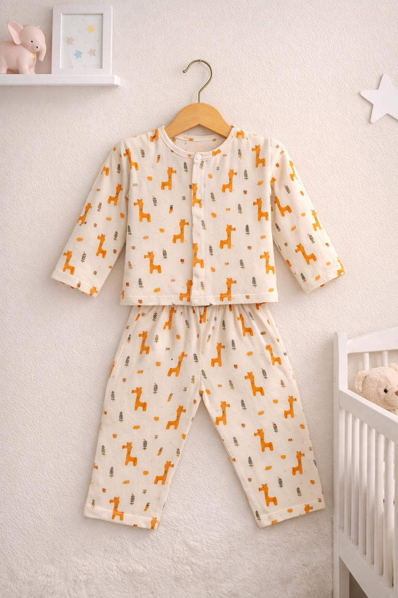 Giraffe | Checkered Muslin | Soft Unisex Muslin Set for New Born to 6 Years