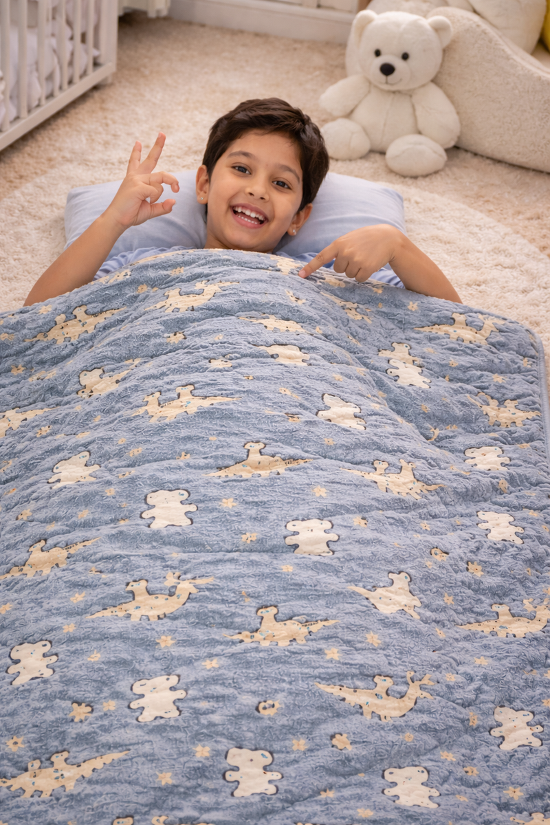 Kradyl Kroft Glow in the Dark Blankets | Large Size - Dinos