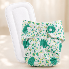 Adjustable Reusable Diaper Pant - Green Elli