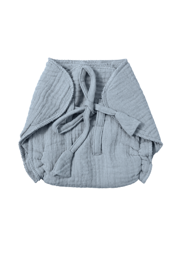 Grey Langot - 5 Layer Padded Muslin Baby Langots |Reusable| for Diaper Free Time