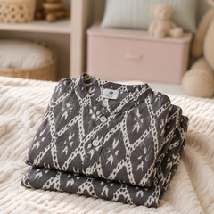 Grey Hex - 100% Cotton Lightweight Cambric Soft Unisex Muslin Set for New Born to 6 Years