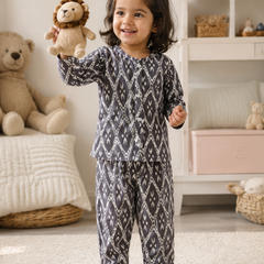 Grey Hex - 100% Cotton Lightweight Cambric Soft Unisex Muslin Set for New Born to 6 Years