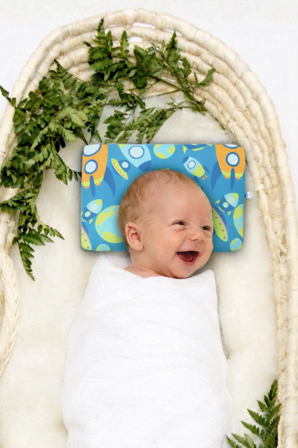 Rocket New Born Pillow | Baby Pillow | Head Shaping Pillow