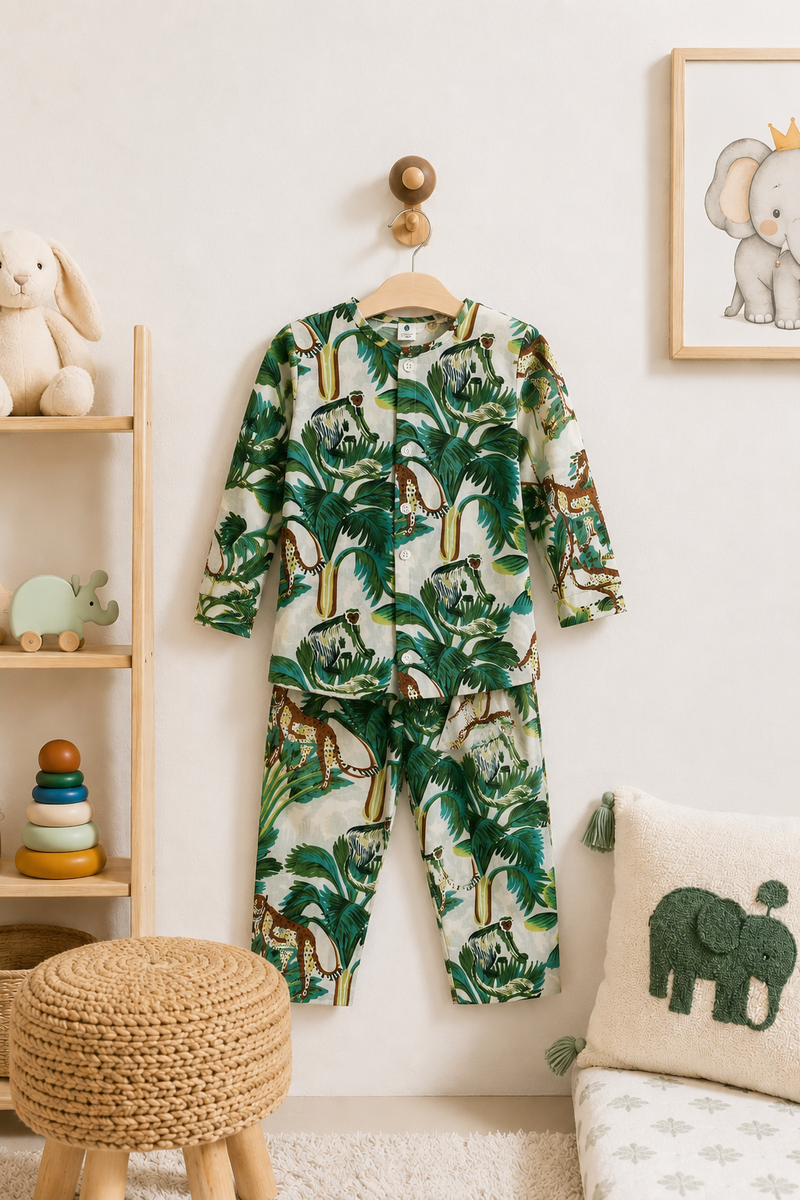 Jungle Bun - 100% Cotton Lightweight Cambric Soft Unisex Muslin Set for New Born to 6 Years