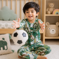 Jungle Bun - 100% Cotton Lightweight Cambric Soft Unisex Muslin Set for New Born to 6 Years