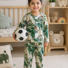 Jungle Bun - 100% Cotton Lightweight Cambric Soft Unisex Muslin Set for New Born to 6 Years