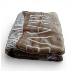 Kradyl Kroft Plush Double Layered Velvet with Two Side Printed Kids Blanket - Brave