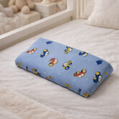 Kradyl Kroft Cervical Memory Foam Pillow for Kids 3 to 8 Yrs - Hot Wheeler