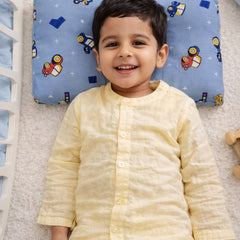 Kradyl Kroft Cervical Memory Foam Pillow for Kids 3 to 8 Yrs - Hot Wheeler