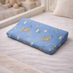 Kradyl Kroft Cervical Memory Foam Pillow for Kids 3 to 8 Yrs - Party Bear