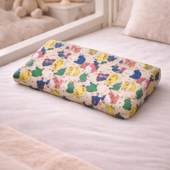 Kradyl Kroft Cervical Memory Foam Pillow for Kids 3 to 8 Yrs - Kitty Party