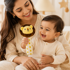 Lion - Soft Plush Rattle Toy for Kids | Premium High Quality