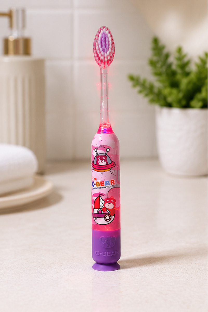 Light Glow Design Soft Tooth Brush for 2 to 6 Years - Design 17