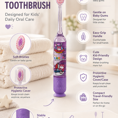 Light Glow Design Soft Tooth Brush for 2 to 6 Years - Design 18