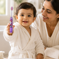 Light Glow Design Soft Tooth Brush for 2 to 6 Years - Design 18