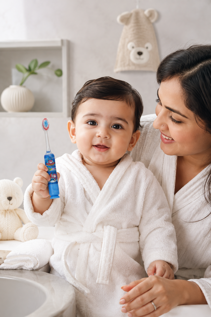 Light Glow Design Soft Tooth Brush for 2 to 6 Years - Design 19